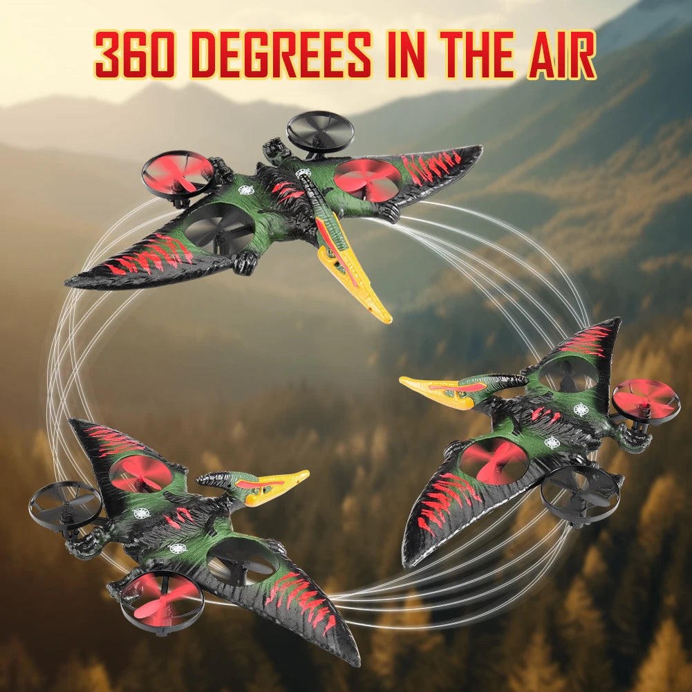 Pterosaur RC Foam Dragon Airplane 360 Degree Rotation One Click Take Off