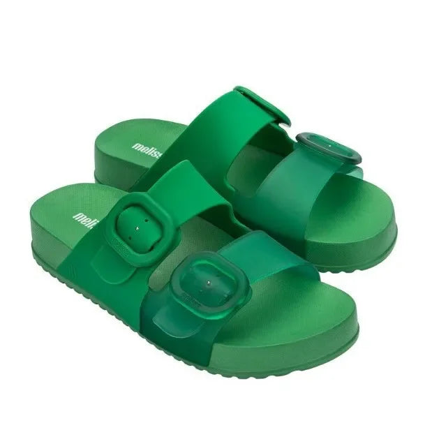 Wide Face Cool Open Toe Jelly Shoes