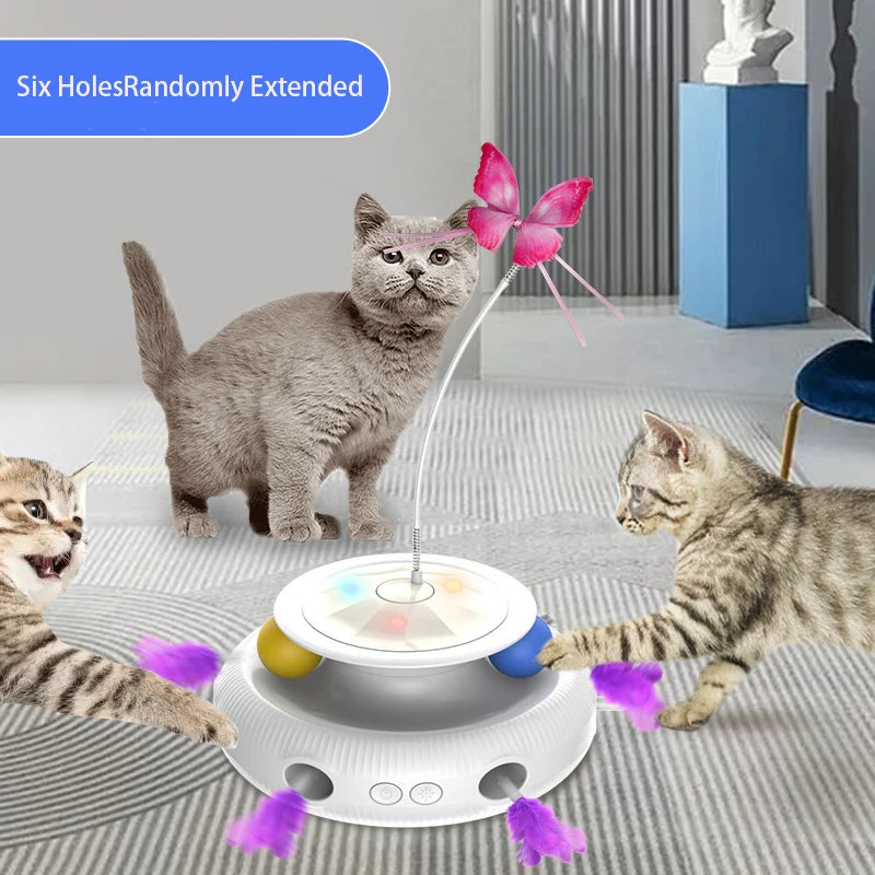 3 in 1 Smart Automatic Fun Ball Toy Set for Cats