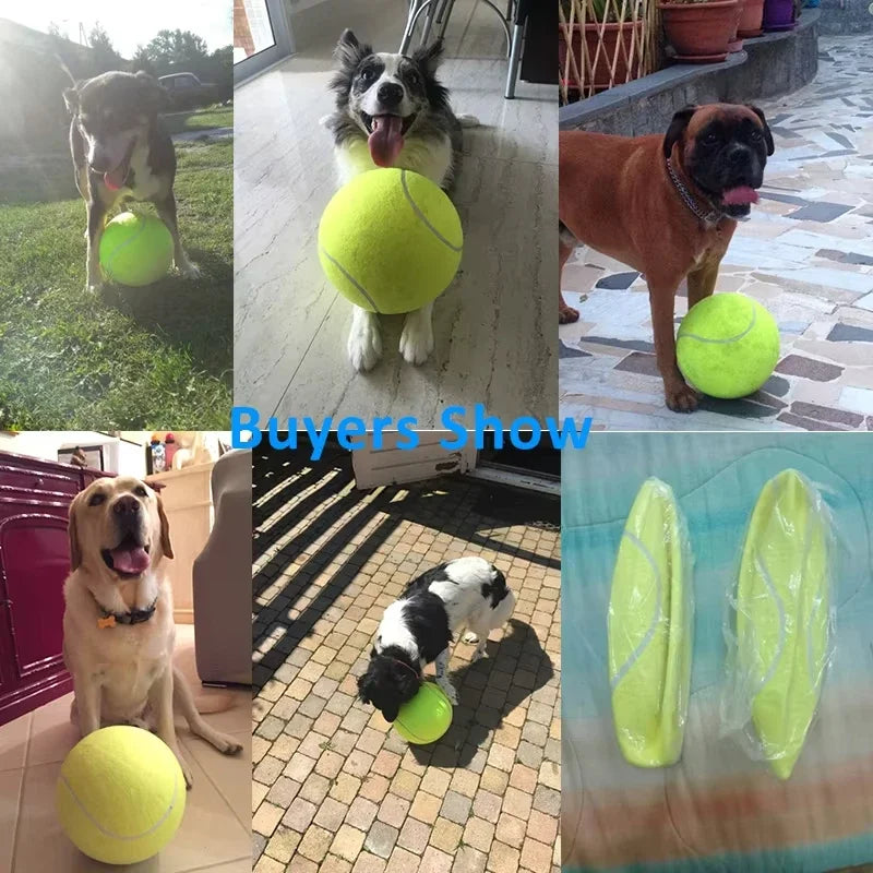 7/9.5Inch Giant Tennis Ball Inflatable Toy for Dog
