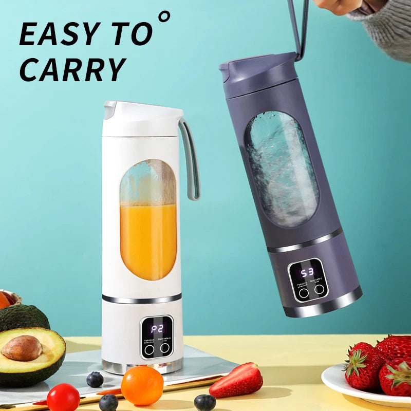 Fruit Juicer 8 Blades 3 Speeds Ice Crusher Portable Blender