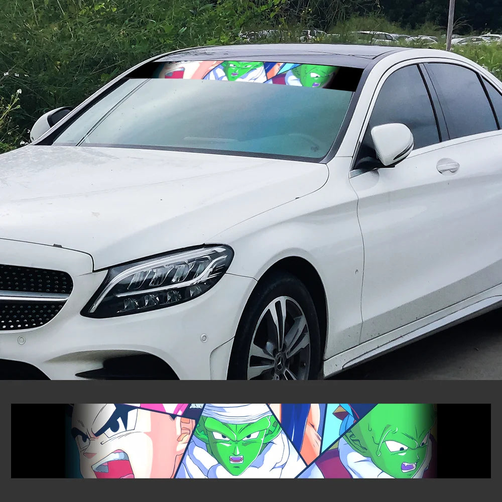 GOKU Front and Rear Decorative Sunshade Decals