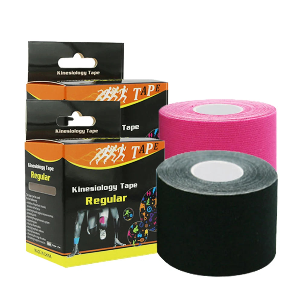Sports Tape to Treat Pain Relief (Black Pink)