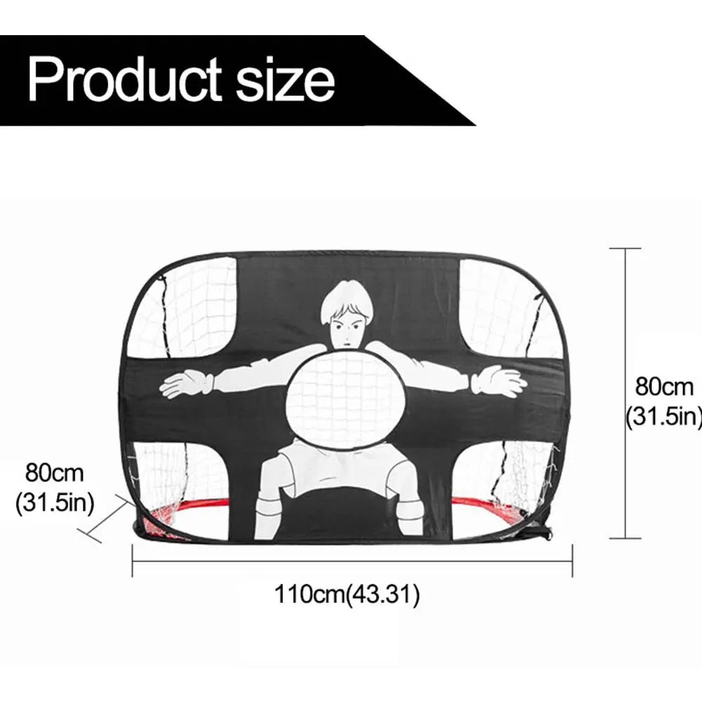 Foldable Nylon Soccer Goal for Indoor Outdoor Training