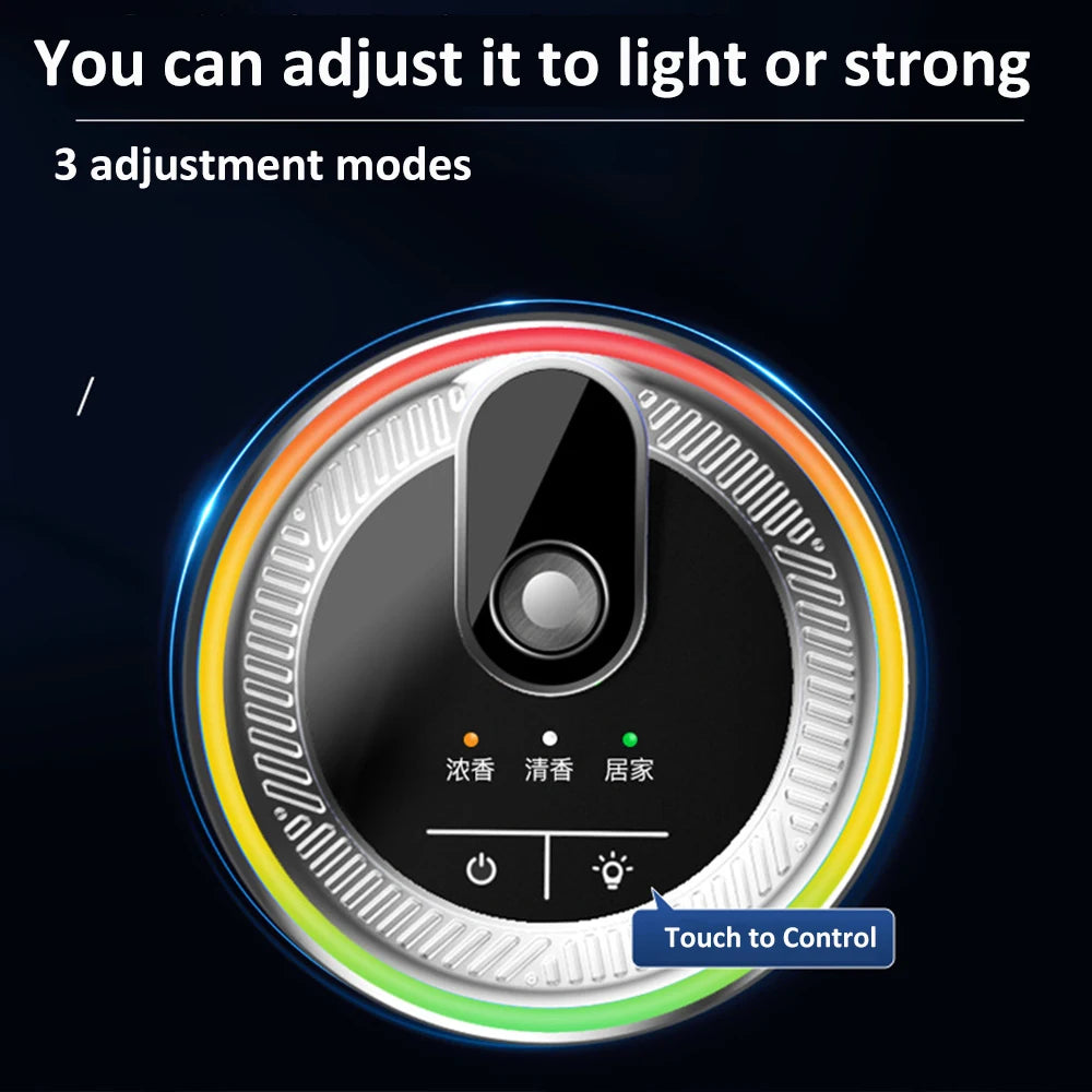 Car Aroma Diffuser with LED Starry Ambient Light