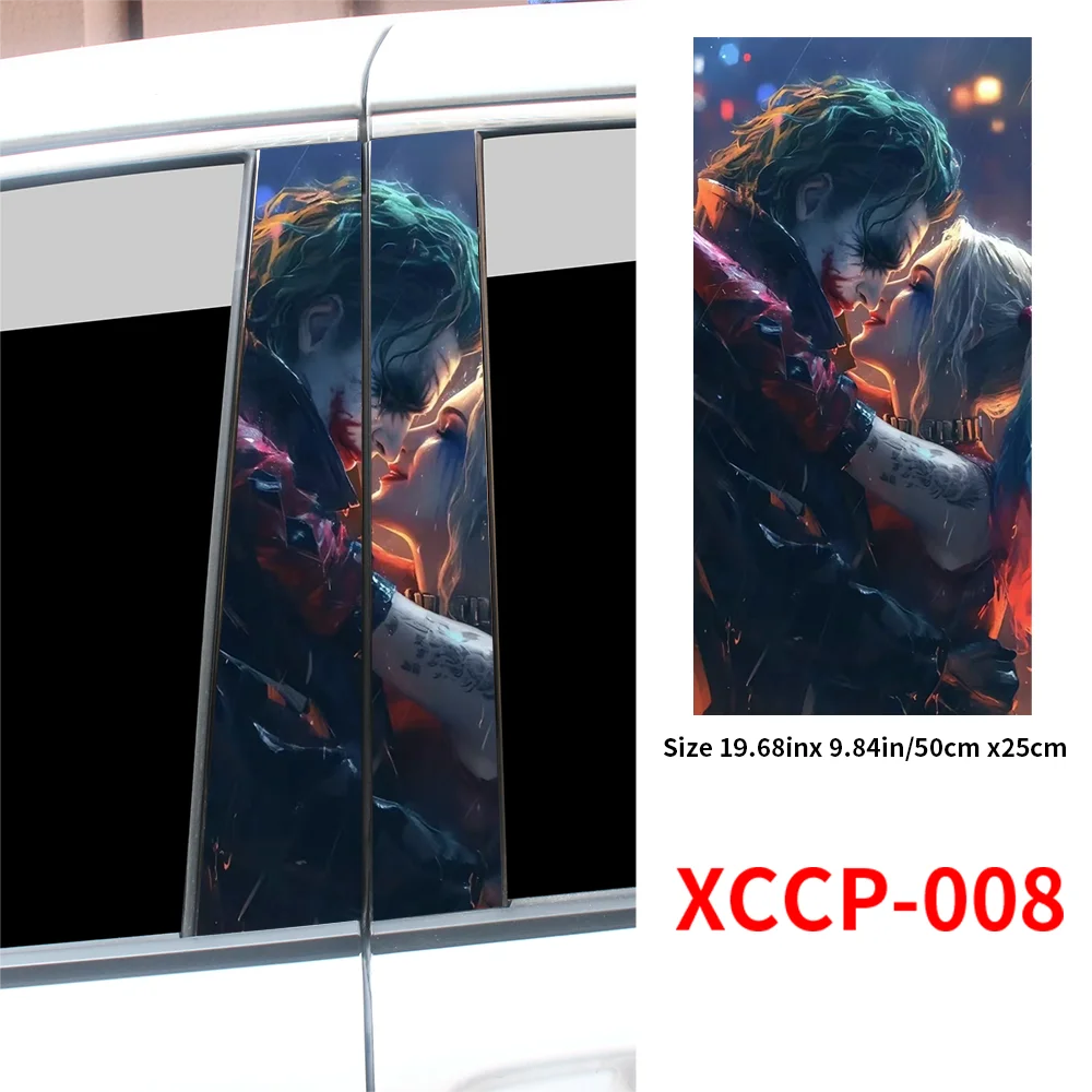 Joker Waterproof Car Door Pillar Vinyl Decals