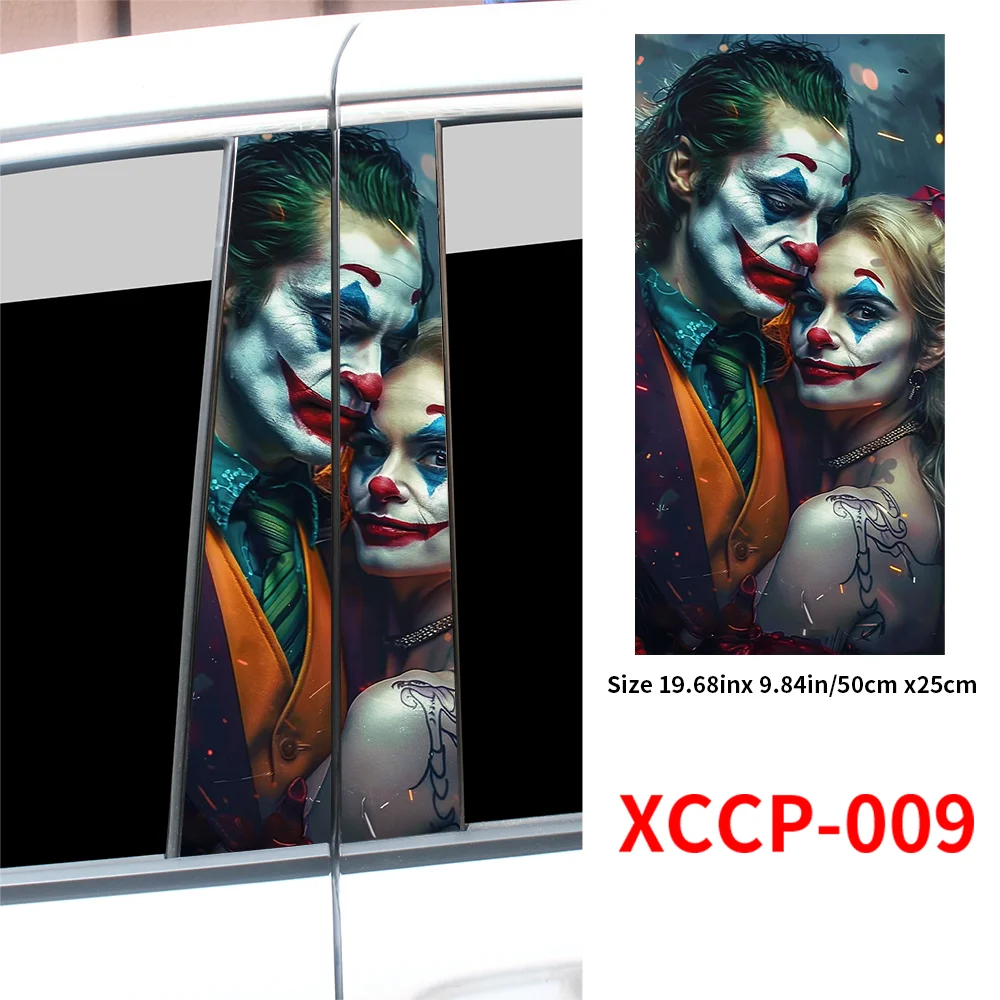 Joker Waterproof Car Door Pillar Vinyl Decals
