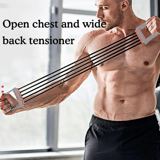 Adjustable Chest Workout Resistance Band Strength Trainer