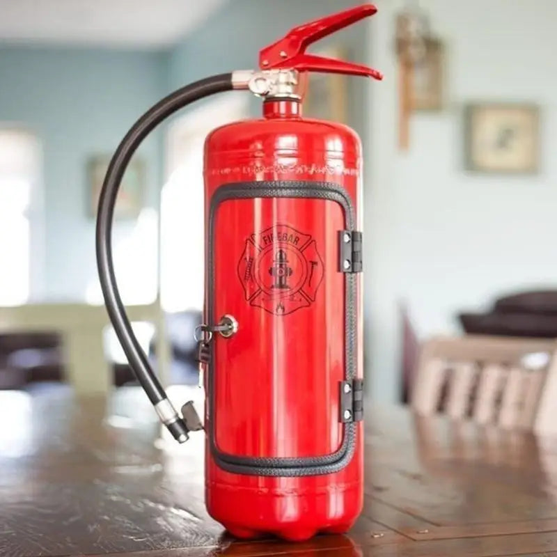 Fire Extinguisher Shape Wine Cabinet Decoration Mini Bar