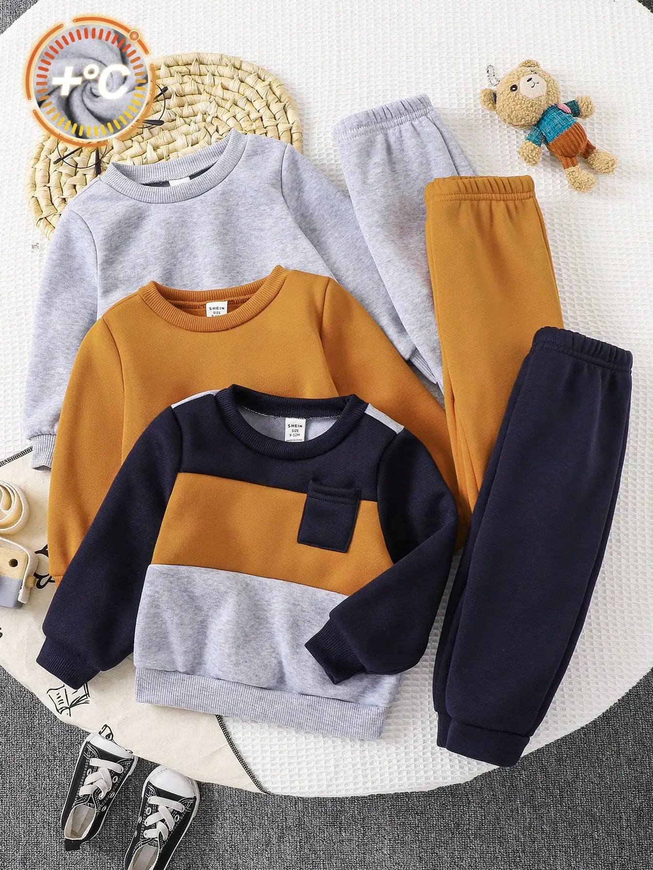 6pcs Set Baby Boy & Girl Cute Cartoon Outfits