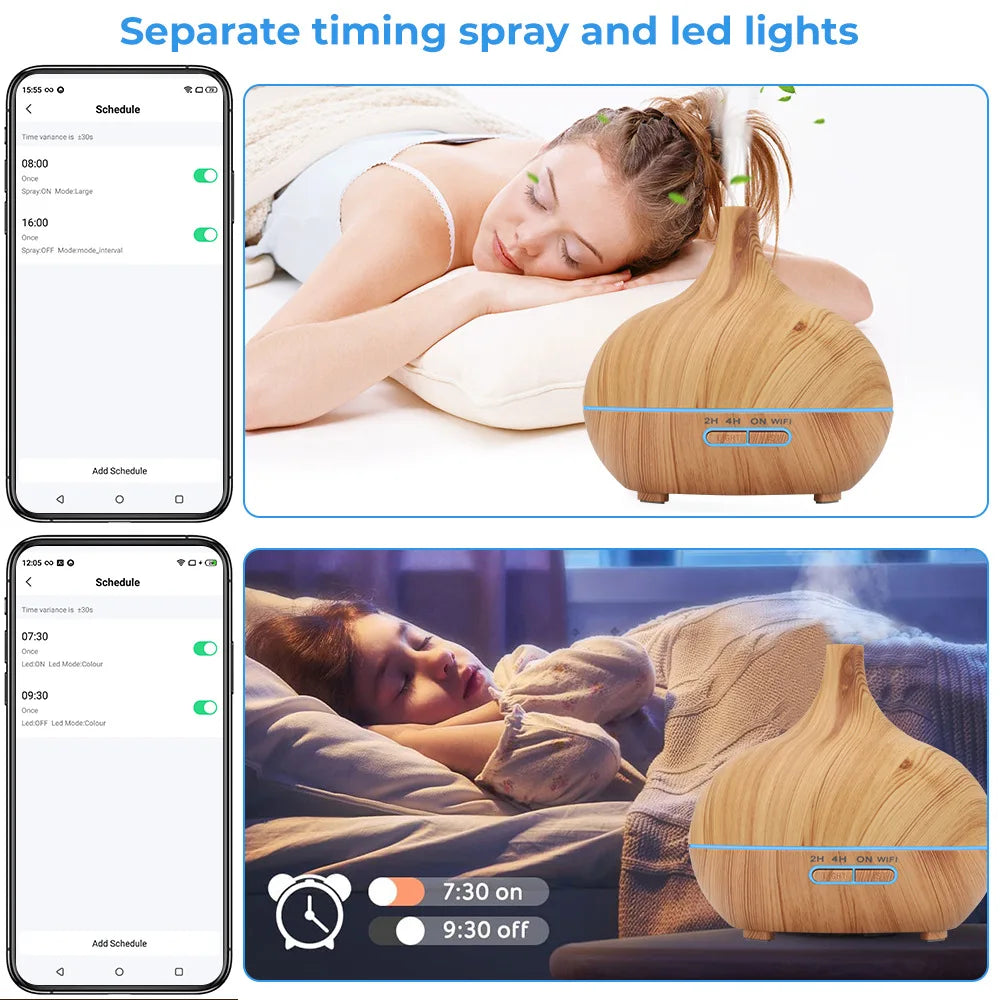 Tuya WiFi Humidifier Essential Aroma Oil Diffuser