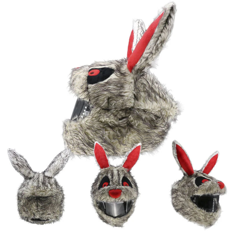 Rabbit Motorcycle Helmet Cover