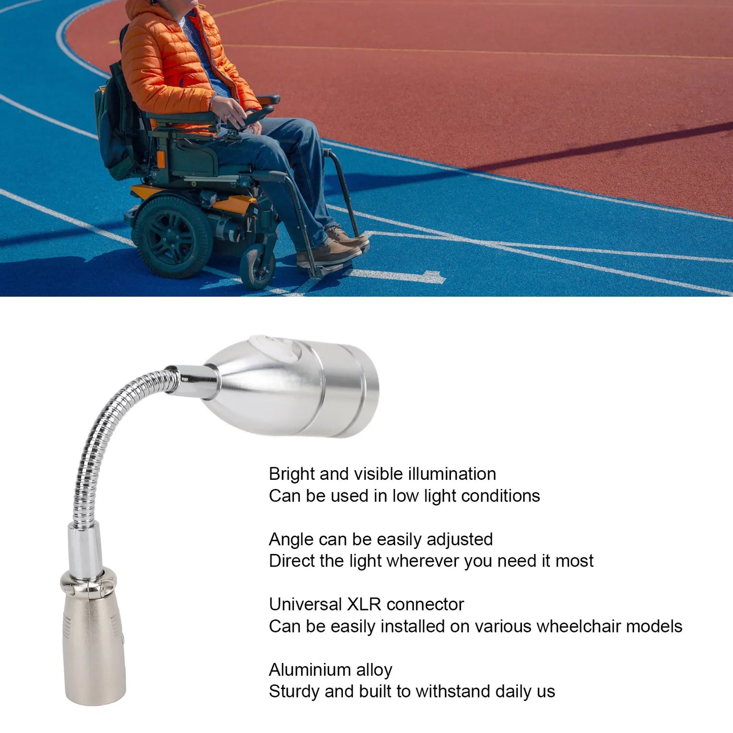 Electric Wheelchair LED Light