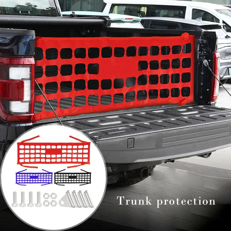 Car Trunk Cargo Net Heavy Duty Stretchable Nylon Mesh