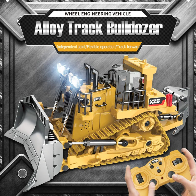 RC Bulldozer Alloy Shovel Heavy Excavator