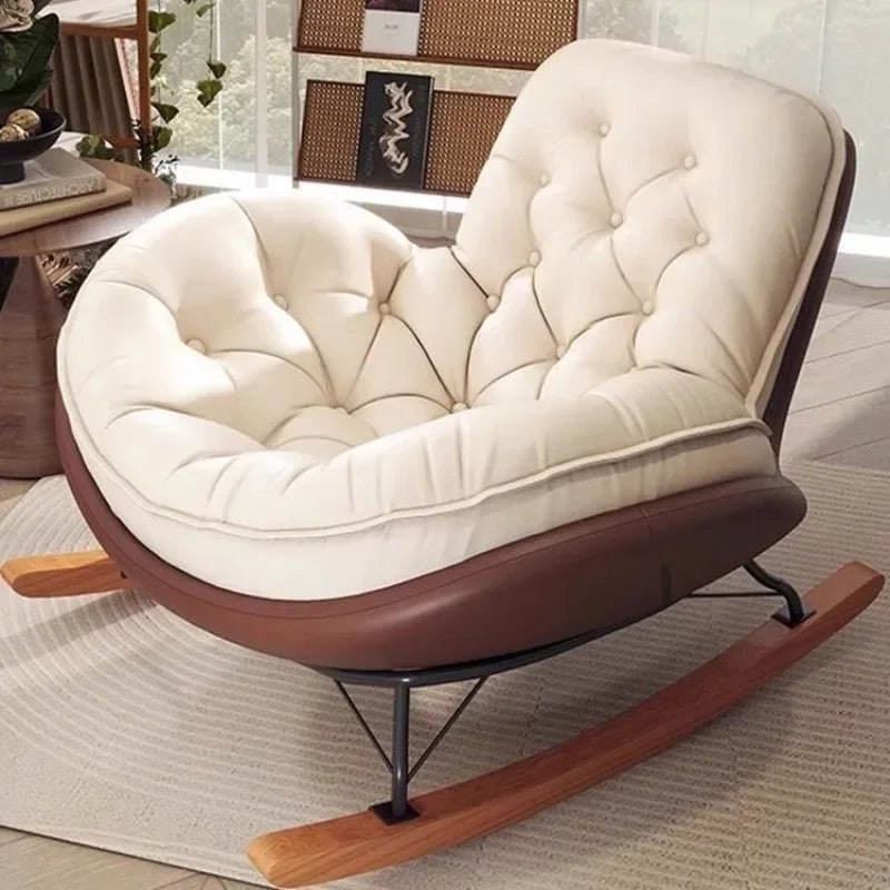 Modern Luxury Honeycomb Lazy Rocking Chair