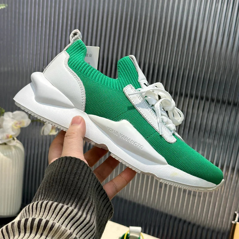 Luxury Fashion Sock Shoes Men Lightweight Stretch Mesh