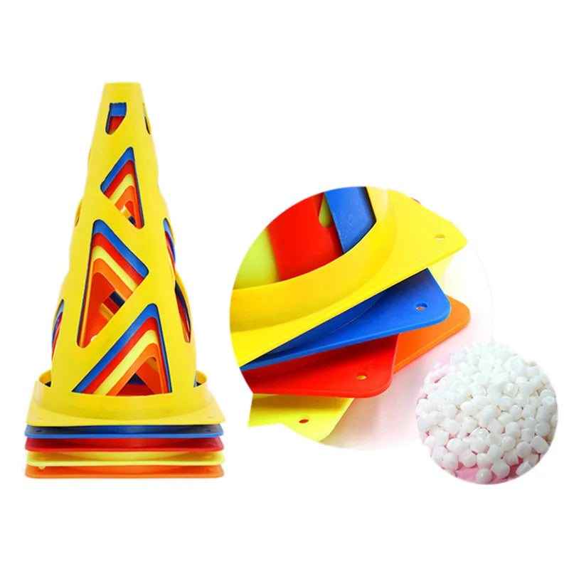 10PCS Cones Gym Obstacle Training Equipment