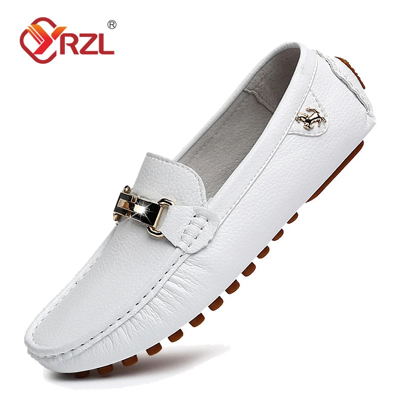 Handmade Leather Slip-On Moccasins