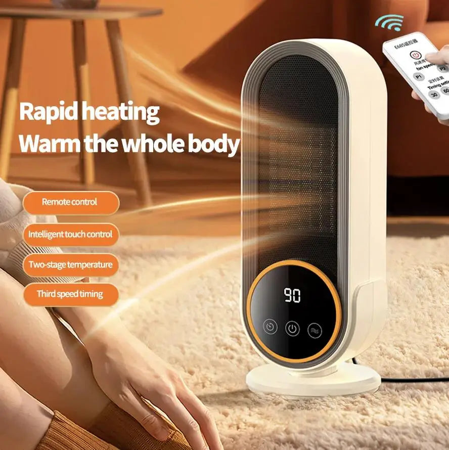 1200W Touch Screen Space Heater with Remote Control and Timing