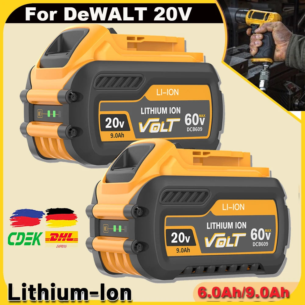 Flexvolt For Dewalt Power Tool Battery