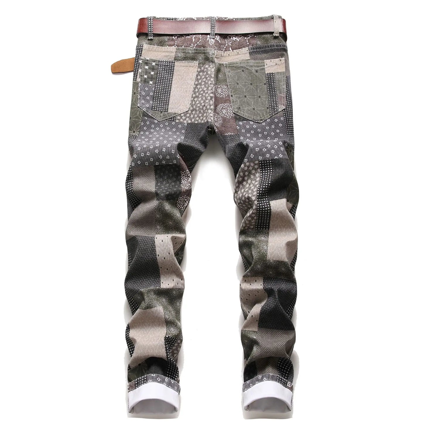 Fashion Mens Slim Fit Denim Pencil Pants