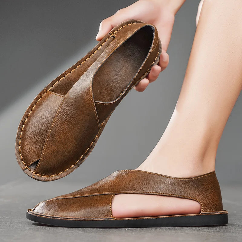 Genuine Leather Lightweight Breathable Sandals