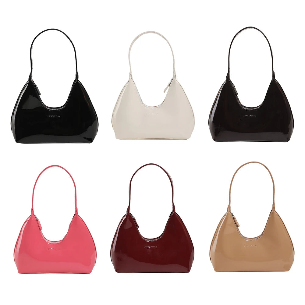 Patent Leather Tote Bag