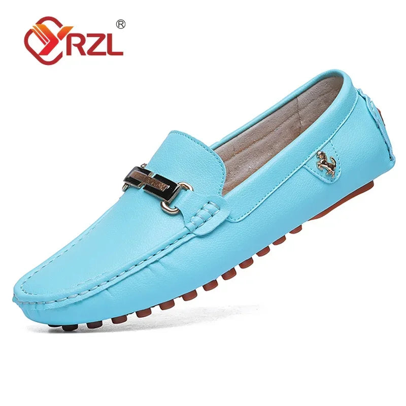 Handmade Leather Slip-On Moccasins