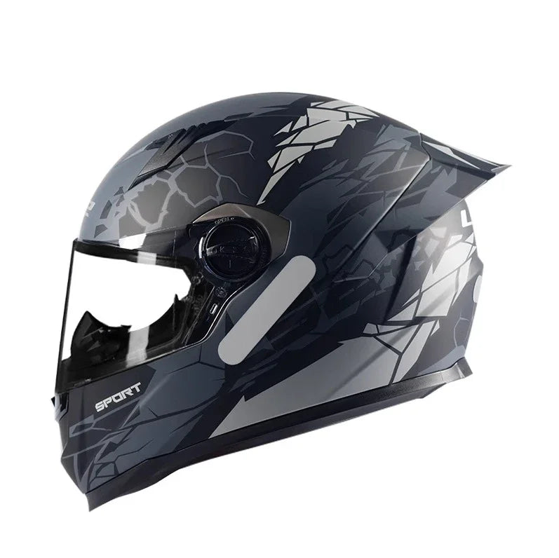 Full Face LS2 Motorcycle Tail Helmet High-strength ABS Shell