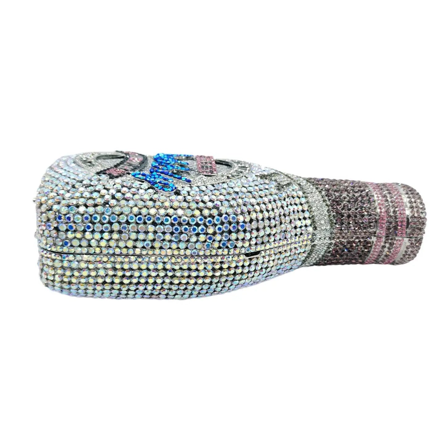 Champagne Bottle Crystal Bag Rhinestone Clutch