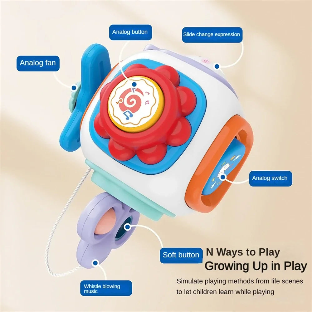 8 In 1 Busy Cube Baby Toy