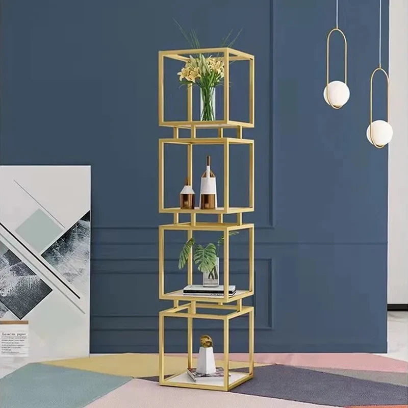 Nordic Iron Storage Rack Room Organizer Furniture