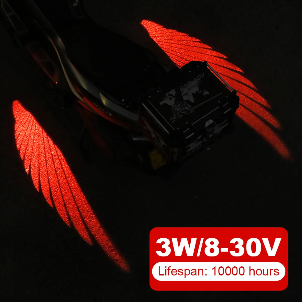 2pc Angel Wings Projection Lights for Motorcycles