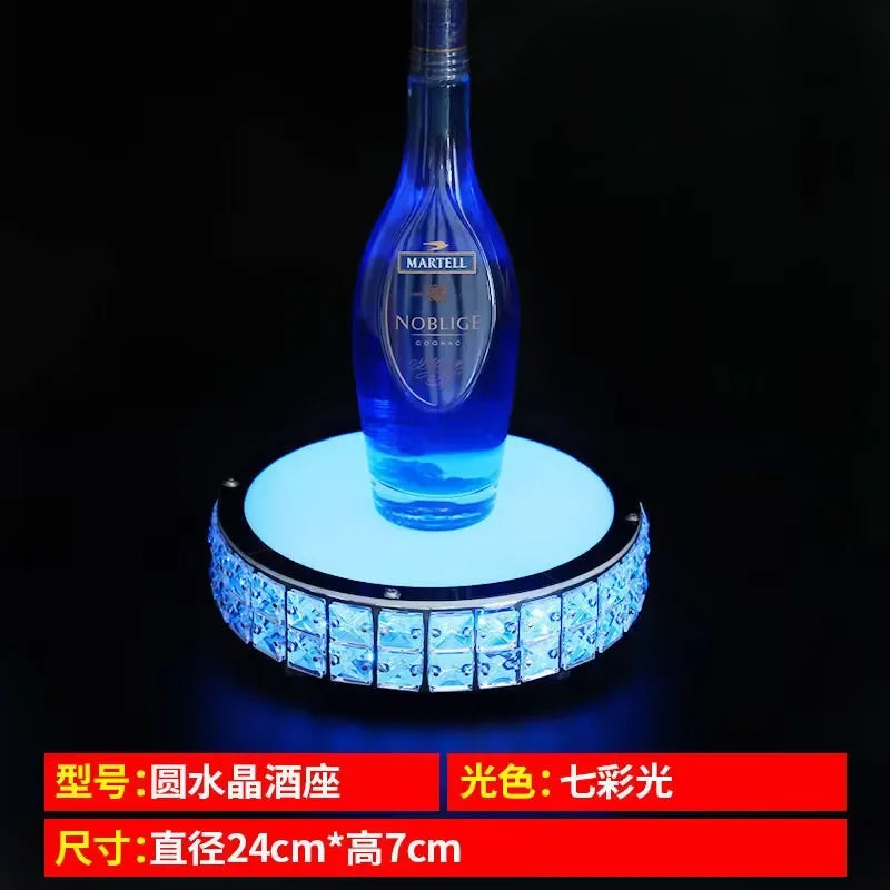 Led Champagne Wine Bottle Presenter