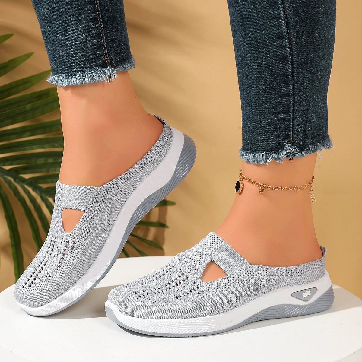 Comfortable Half Slipper Women's Shoes