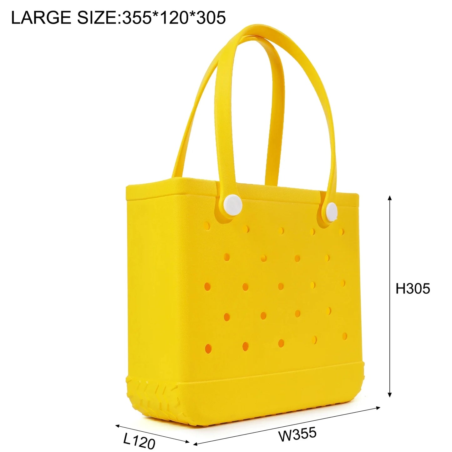 Rubber Waterproof Beach Bag Tote
