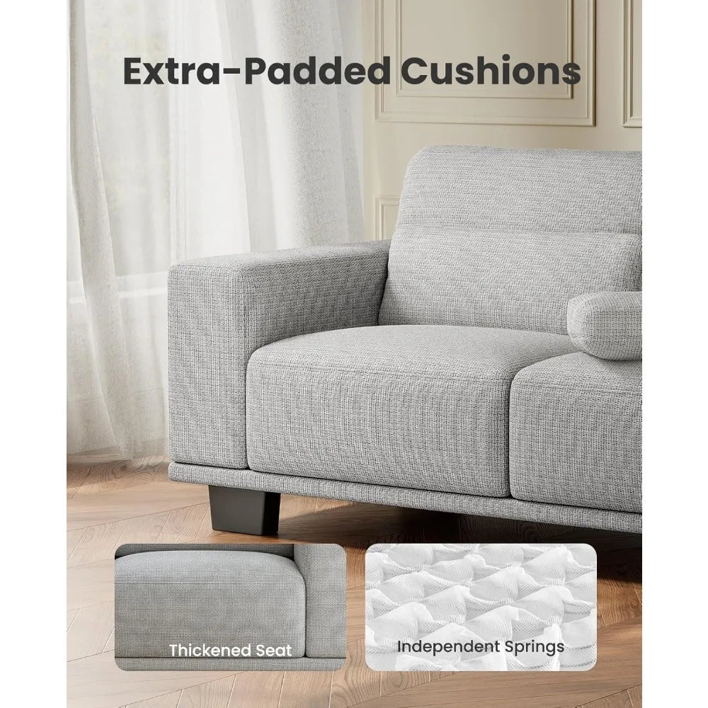 Amada 89" Comfy Sofa with Supportive Futon