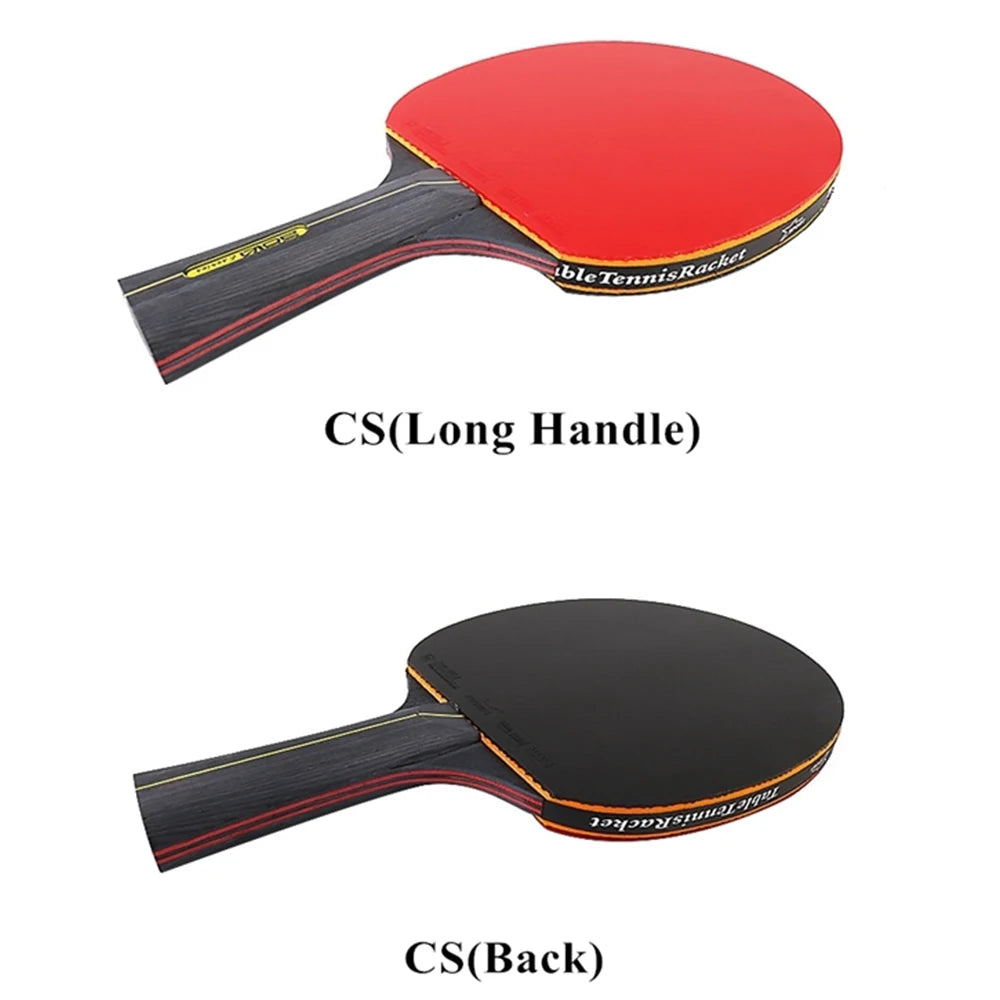 2PCS Professional 6 Star Table Tennis Racket