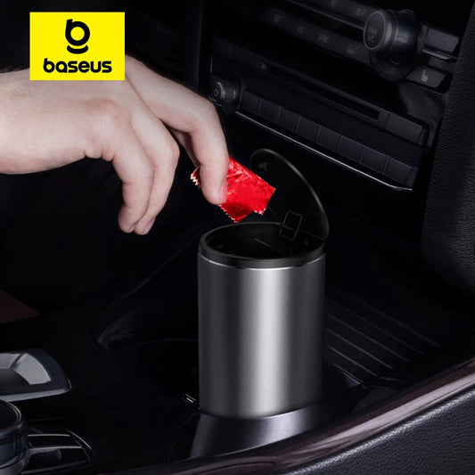 Car Trash Bin Mini Auto Dust Organizer