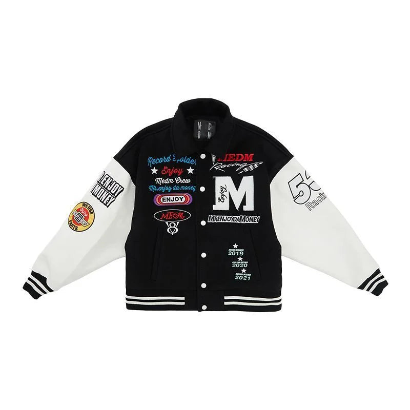 Hip Hop Embroidered Jacket