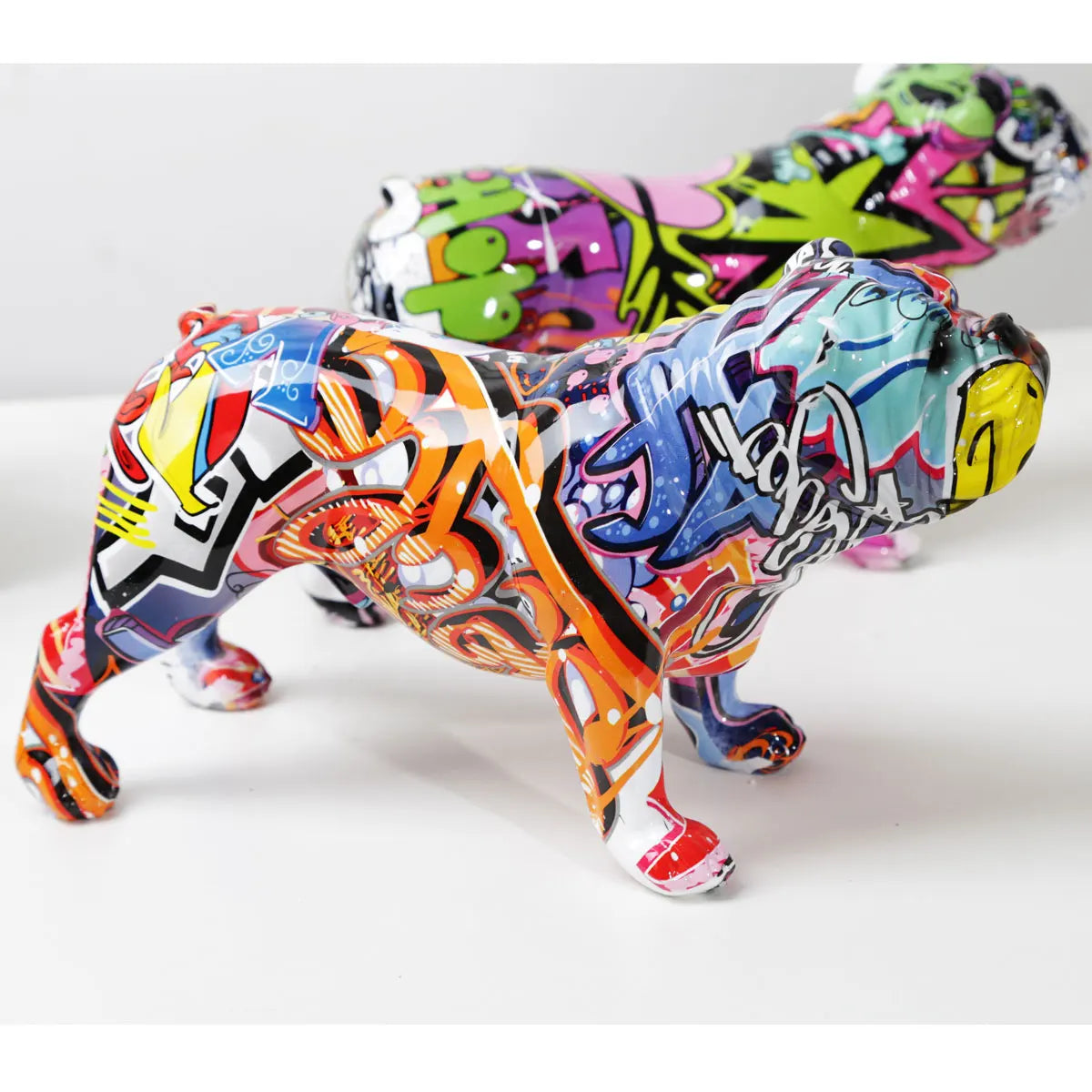 Creativity Bulldog Graffiti Home Decor