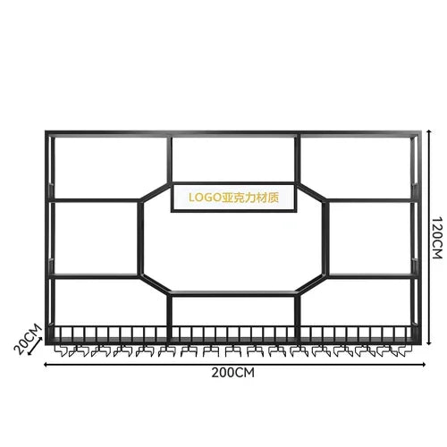 Display Cabinet Bar Liquor Shelf