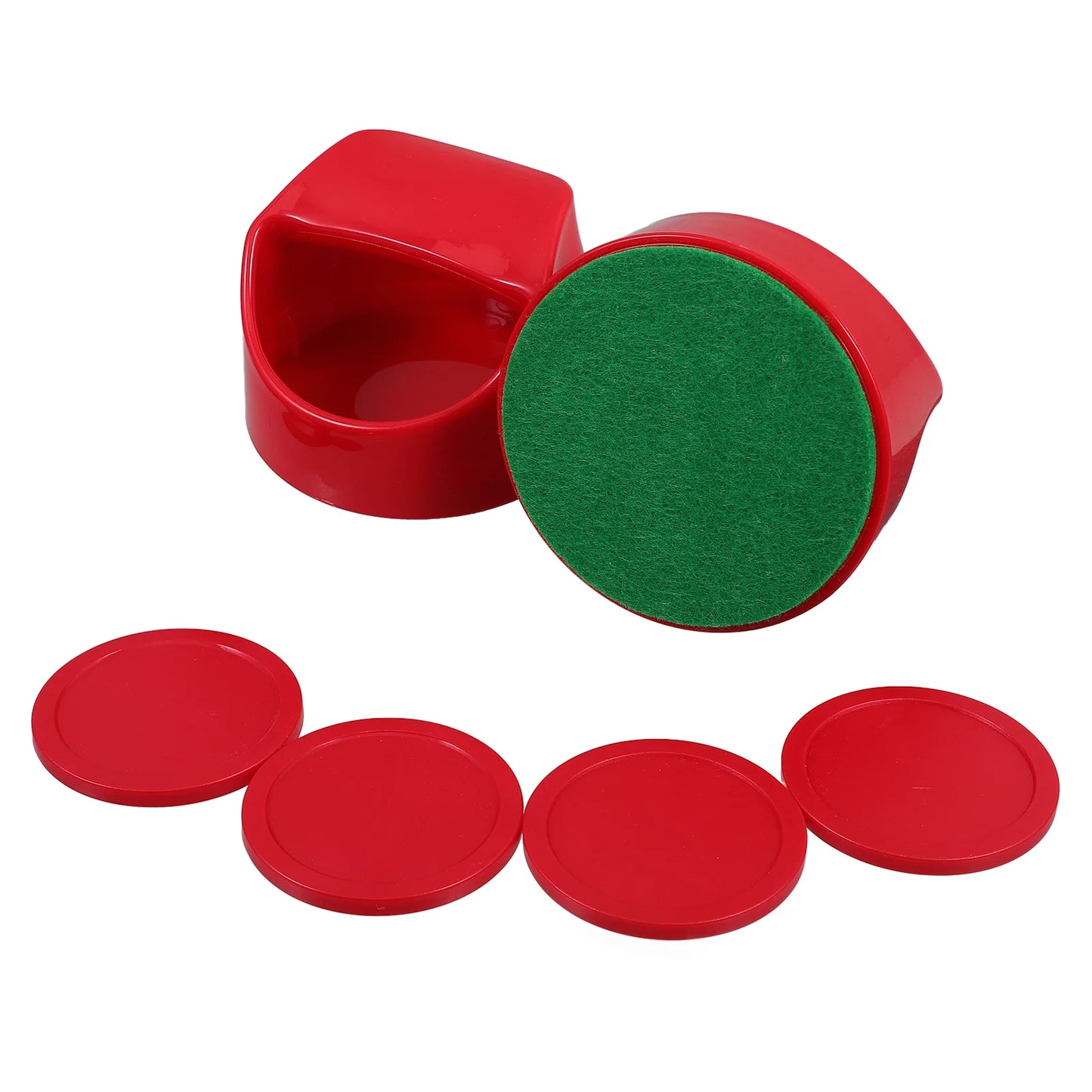 Air Hockey Accessories Pucks Plastic Tabletop Pushers