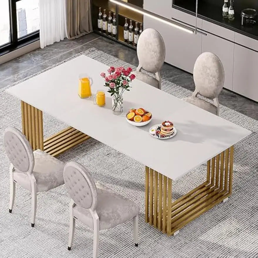 70.8 Inches Modern Dining Table for 6-8