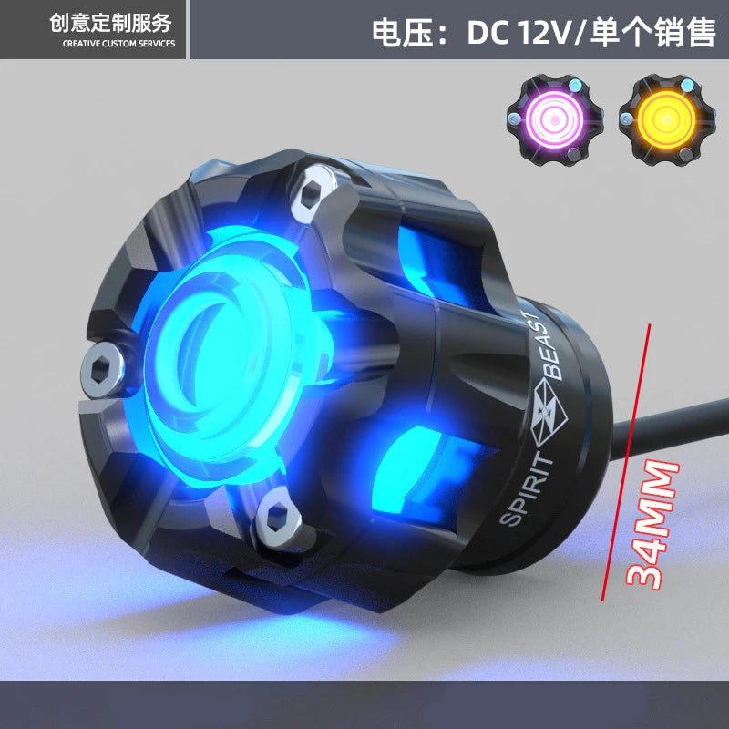 1 Piece Motorcycle Front Fork Electric LED Light