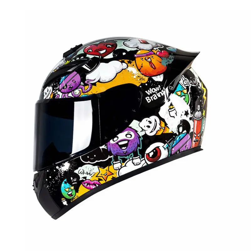 Motorcycle Helmet Safe All Seasons Full Helmet