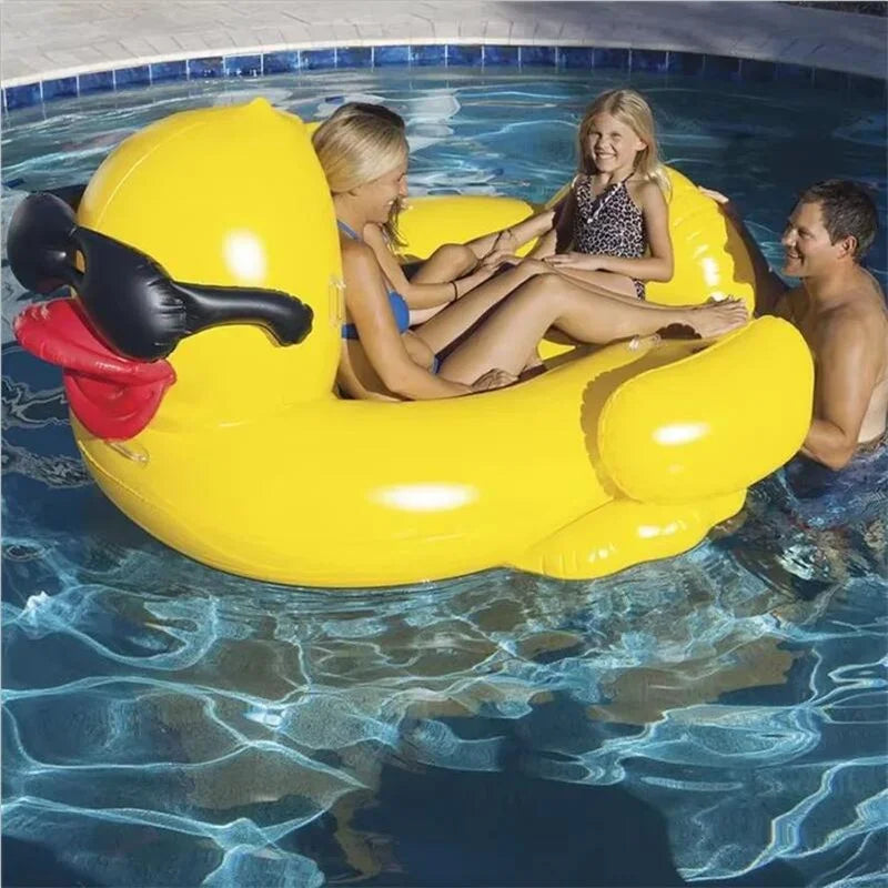 Thickened Big Yellow Duck Floating Mat