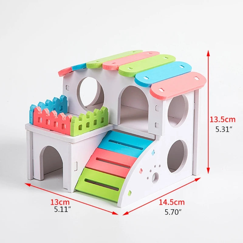 Plastic Nesting Habitat Small Animals Colorful