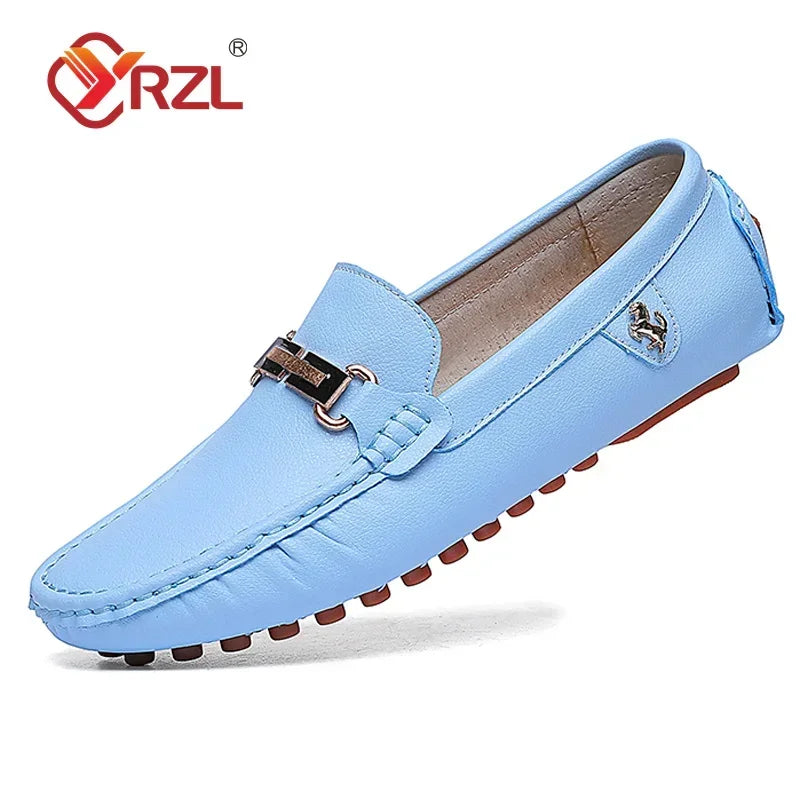 Handmade Leather Slip-On Moccasins